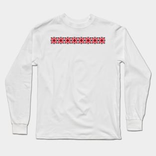 Romanian traditional motif Long Sleeve T-Shirt